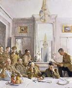 Sir William Orpen Some Members of the Allied Press Camp,with their Pres Officers china oil painting artist